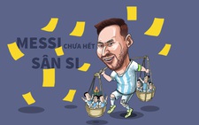 Messi vượt qua cơn mưa thẻ vàng, đưa Argentina tiến vào bán kết