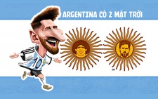Argentina vừa có thêm 'mặt trời Messi'