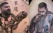 Fan đua nhau xăm hình Messi sau World Cup: Đẹp - xấu còn tùy... duyên phận?!