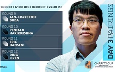 Lê Quang Liêm xuất thần xếp trên ‘vua cờ’ Magnus Carlsen