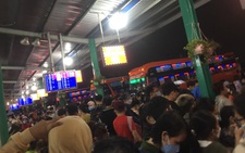 Xe khách miền Tây kẹt đường không lên được, bến xe cho khách trả vé, hoàn tiền
