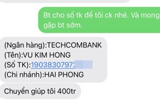 Nhắn tin mạo danh bí thư Thành ủy Hải Phòng để vay tiền