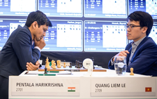Hòa cựu vô địch châu Á, Lê Quang Liêm dẫn đầu Prague Chess Festival