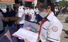 Thi lớp 10 tại An Giang: Đề toán khó phần hình học, đa số bỏ câu 5