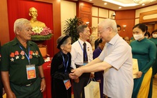 Tổng bí thư Nguyễn Phú Trọng gặp mặt các đại biểu người có công tiêu biểu toàn quốc