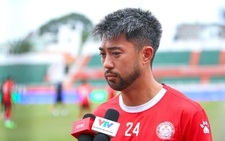 Lee Nguyễn: 'Tôi rất bất ngờ với thứ hạng của CLB TP.HCM'