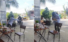 'Cô hồn văn minh' giật gà cúng còn rắc giùm gạo muối, cúi đầu chúc gia chủ