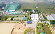 Báo cáo lên tỉnh hướng xử lý sai phạm tại dự án nuôi cá nhưng xây sân tập golf