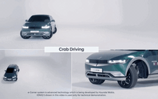 Hyundai Ioniq 5 dễ len vào ngõ hẹp nhờ tính năng đi ngang