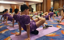 Mưa lớn ở Jakarta, đội tuyển Việt Nam hủy buổi tập đầu tiên tại Indonesia