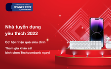 Techcombank trở lại đường đua 'Nhà tuyển dụng yêu thích 2022'