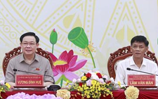 Chủ tịch Quốc hội Vương Đình Huệ dự hội nghị công bố quy hoạch tỉnh Sóc Trăng