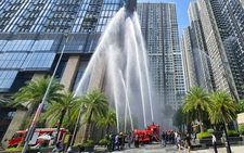 Hơn 2.000 người diễn tập chữa cháy ở tòa nhà Landmark 81