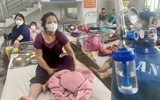 Miền Trung chuyển lạnh, bệnh nhân hô hấp phải nằm ở hành lang bệnh viện