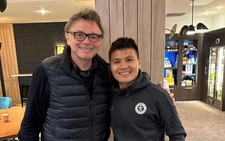 HLV Philippe Troussier gặp Quang Hải