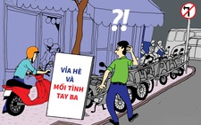 Vỉa hè và mối tình tay ba