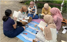Câu lạc bộ sách im lặng thúc đẩy văn hóa đọc ở Indonesia