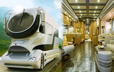 Nhà di động 4 triệu USD gây choáng váng: 'Cung điện trên bánh xe', cảm giác 'như bay trên đường'