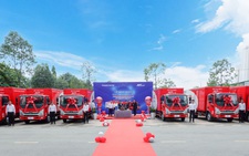 THACO AUTO bàn giao lô 237 xe tải Foton Ollin cho J&T Express Việt Nam