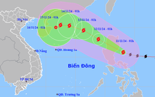 Bão Toraji mạnh lên cấp 12, giật cấp 15, tối nay vào Biển Đông