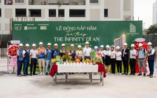 The Infinity Dĩ An hoàn thành đóng nắp hầm