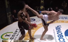 Vừa xuất hiện trên 'giang hồ', võ sĩ MMA ra đòn knock-out 'đẹp nhất năm'