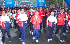 4.500 người tham gia Ngày chạy Olympic vì sức khỏe toàn dân