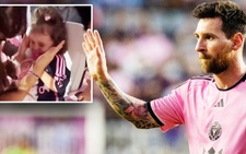 Messi sút bóng trúng con gái, ông bố an ủi hóm hỉnh gây bão mạng