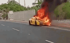 Tranh chấp tiền hoa hồng, đốt xe Lamborghini trong cơn nóng giận