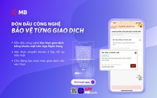 App MBBank: Xác thực khuôn mặt, an tâm chuyển tiền