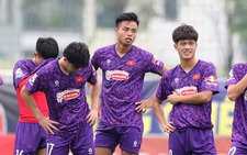 U23 Việt Nam bở hơi tai trong buổi đầu tập luyện