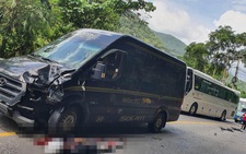 Xe khách lấn làn, tông chết du khách trên đèo Bảo Lộc