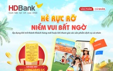 HDBank thưởng vàng SJC cho khách hàng sử dụng dịch vụ