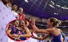 Nữ VĐV Pháp ở Olympic cầu hôn bạn trai sau khi phá kỷ lục châu Âu