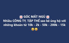 Ngôi sao hot nhất ngày 'thứ sáu đen tối' 13-9: Sao kê!!!