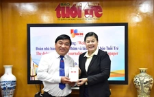 Lao media delegation visits Tuoi Tre to study digital transformation