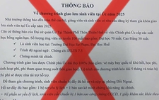 Cảnh báo: Chiêu trò giả mạo trường đại học yêu cầu sinh viên sao kê tài khoản