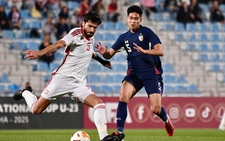 U23 Thái Lan thất bại ở trận ra quân Doha Cup 2025