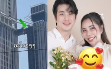 Nhảy qua cây cầu nối 2 tòa nhà bị gãy để tìm vợ con giữa động đất