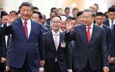 Tổng Bí thư Tô Lâm bước vào hội đàm với Tổng Bí thư, Chủ tịch Trung Quốc Tập Cận Bình
