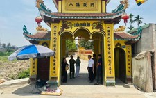 Trích xuất camera truy tìm người bỏ rơi bé sơ sinh ở cổng chùa khiến bé tử vong