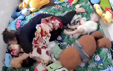 Xuất hiện video bảo mẫu liên tục đánh vào mặt bé gái, công an vào cuộc xác minh