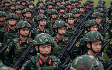 Ngày mai, lực lượng phục vụ diễu binh dịp 30-4 của Bộ Quốc phòng sẽ hành quân vào Nam