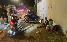 Nhóm 'quái xế' bỏ chạy tán loạn khi gặp cảnh sát giao thông