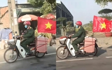 Cựu chiến binh 76 tuổi chạy xe máy vượt hơn 1.300km vào TP.HCM xem diễu binh