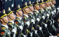 Chinese, Lao, Cambodian troops join state-level rehearsal for Reunification Day parade in Ho Chi Minh City