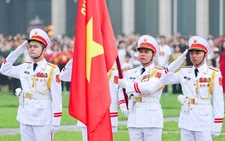 Lễ chào cờ đặc biệt tại quảng trường Ba Đình trong ngày 30-4