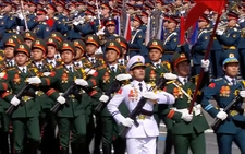 Hình ảnh 68 quân nhân Quân đội nhân dân Việt Nam tại Lễ duyệt binh kỷ niệm Ngày Chiến thắng tại Nga