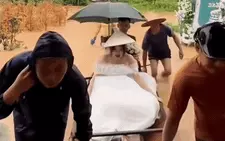 Đám cưới mùa mưa lũ ở Thái Nguyên