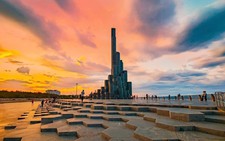 In pictures: Tuy Hoa City in south-central Vietnam glows in golden sunset